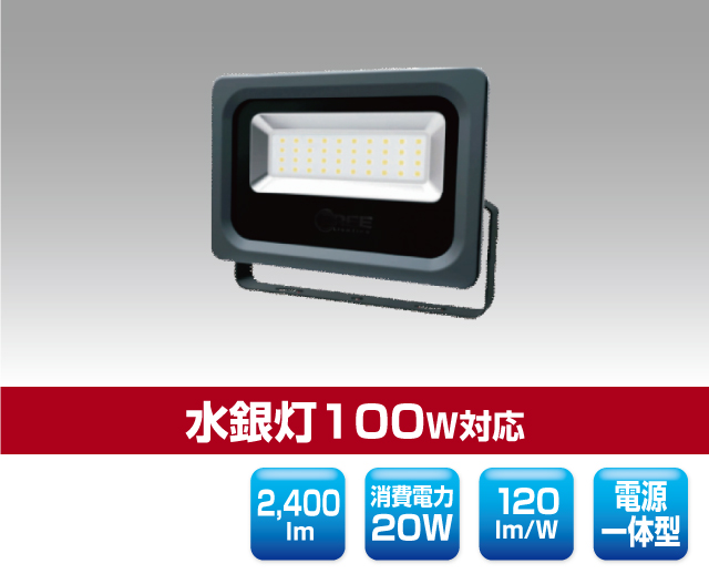 ローパワースタンダードタイプLED投光器|製品情報|株式会社 ローパワースタンダードタイプLED投光器|製品情報|株式会社